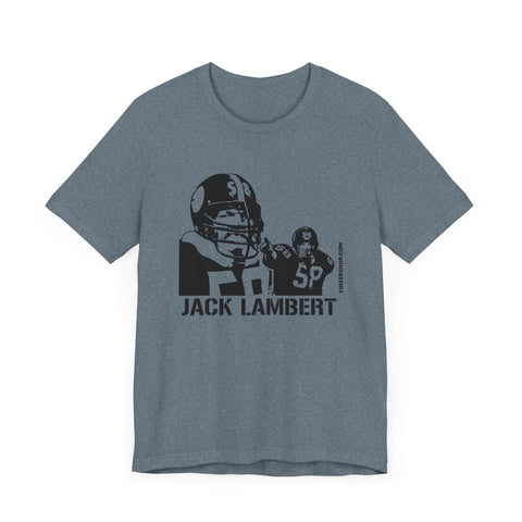 Jack Lambert Legend T-Shirt  - Unisex bella+canvas 3001 Short Sleeve Tee T-Shirt Printify   