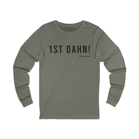 1st Dahn! - Pittsburgh Culture T-Shirt - LONG SLEEVE TEE Long-sleeve Printify S Grey TriBlend 