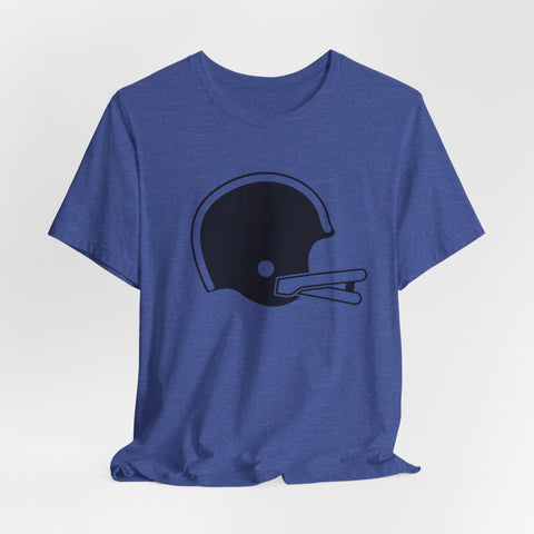 Classic Retro Football Helmet - Unisex Jersey Short Sleeve Tee
