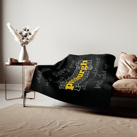 Pittsburgh Yinzerisms - Sweatshirt Blanket