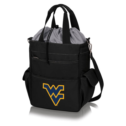 West Virginia Mountaineers - Activo Cooler Tote Bag Cooler Picnic Time Family of Brands Black  