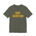 Pittsburgh Goin' Dahntahn Short Sleeve T-Shirt T-Shirt Printify Heather Military Green S