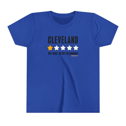 Cleveland Review Graphic - Youth Short Sleeve Tee Kids clothes Printify True Royal S