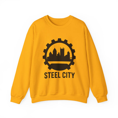 Steel City Gear Skyline - Heavy Blend™ Crewneck Sweatshirt
