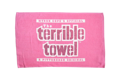 Pittsburgh Steelers Pink Bling Terrible Towel® | Officially licensed by the NFL
