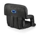 Penn State Nittany Lions - Ventura Portable Reclining Stadium Seat Stadium Seat Picnic Time Family of Brands Black  