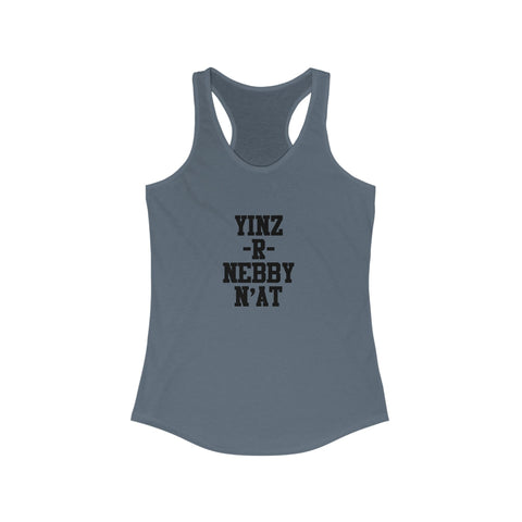 Yinz Nebby Women's Racerback Tank Top