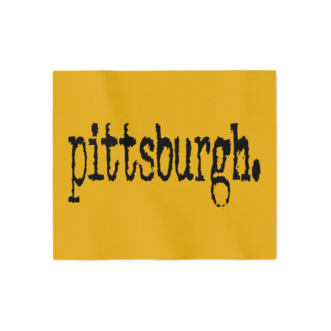 Pittsburgh Typewriter Sweatshirt Blanket