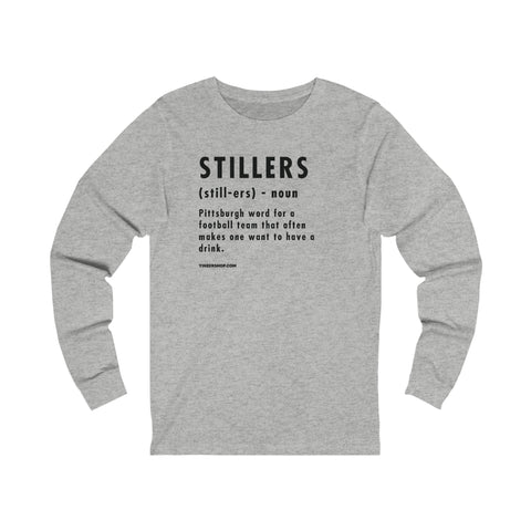 Pittsburghese Definition Series - Stillers -Long Sleeve Tee Long-sleeve Printify XS Athletic Heather 