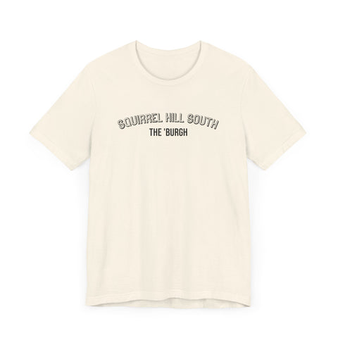 Squirrel Hill South - The Burgh Neighborhood Series - Unisex Jersey Short Sleeve Tee T-Shirt Printify   