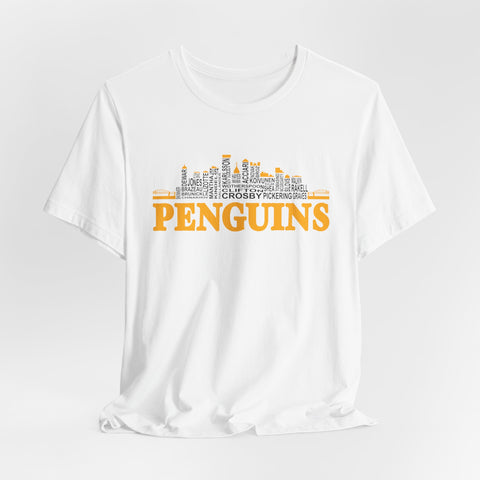 Pittsburgh Penguins City Roster - Unisex Jersey Short Sleeve Tee
