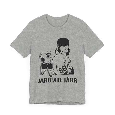 Jaromír Jágr Legend T-Shirt  - Unisex bella+canvas 3001 Short Sleeve Tee