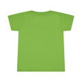 Back view of green toddler T-shirt from the 'Cleveland smells like my diaper' novelty kids clothing collection.