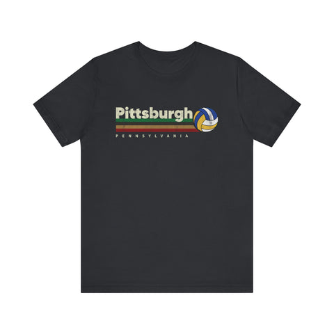 Pittsburgh Vintage Volleyball - Unisex Jersey Short Sleeve Tee
