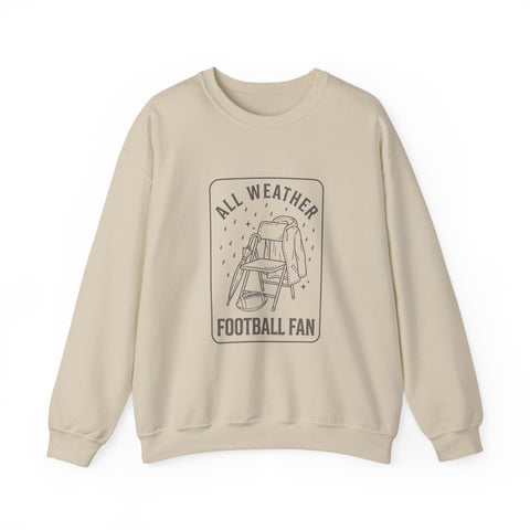 All Weather Football Fan Sweatshirt