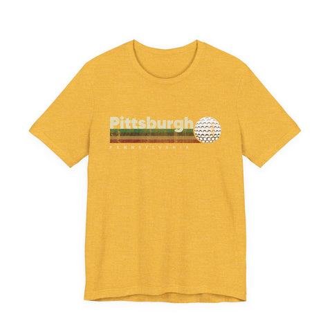 Vintage Pittsburgh Golf - Unisex Jersey Short Sleeve Tee