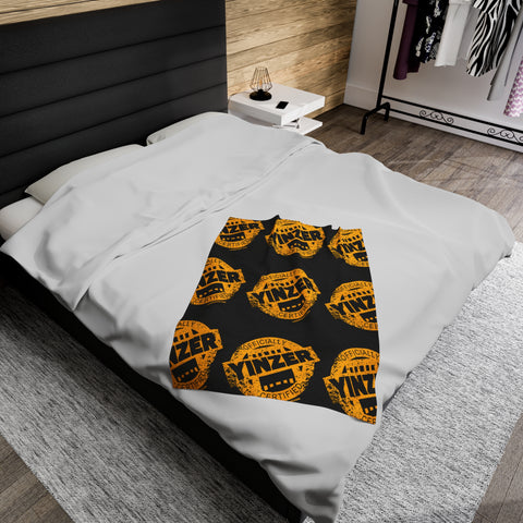 Certified Yinzer Velveteen Plush Blanket All Over Prints Printify