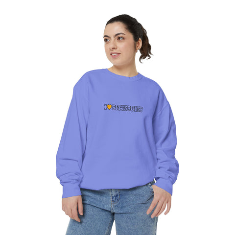 I Love Pittsburgh Heart Comfort Colors® 1566 Sweatshirt