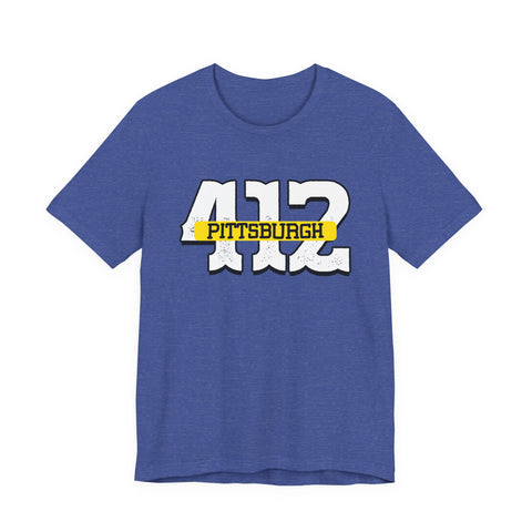 412 Pittsburgh - Unisex Jersey Short Sleeve Tee