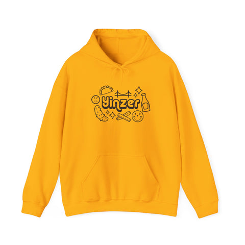 Yinzer Icon Doodles Unisex Heavy Blend™ Hooded Sweatshirt