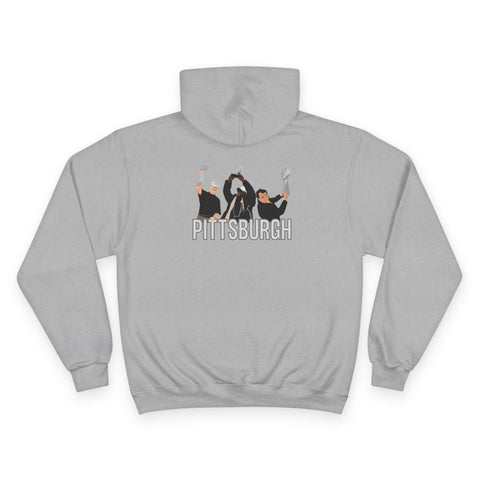 Pittsburgh Champion Coaches - Print on back - Champion Hoodie