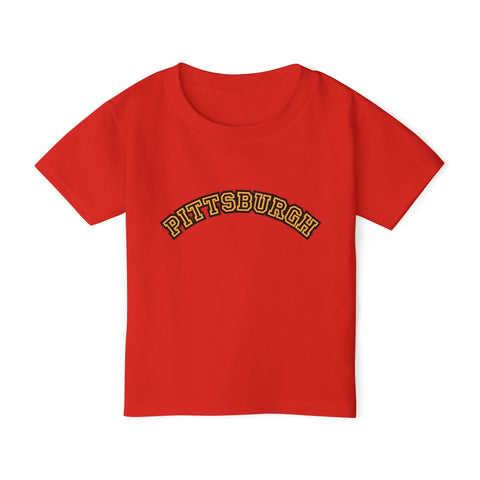 Pittsburgh Block Letters - Toddler T-Shirt