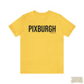 Pittsburgh Pixburgh T-Shirt - Short Sleeve Tee T-Shirt Printify Yellow S 