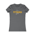 I'm a Pittsburgh Girl Women's Slim Feminine Fit Tee T-Shirt Printify Asphalt S