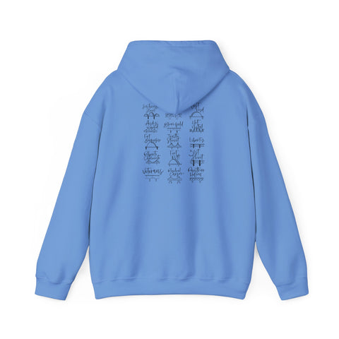 Pittsburgh Bridges Doodle - Unisex Heavy Blend™ Hooded Sweatshirt