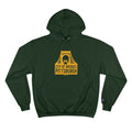 Pittsburgh, City of Bridges - Champion Hoodie Hoodie Printify Dark Green S 