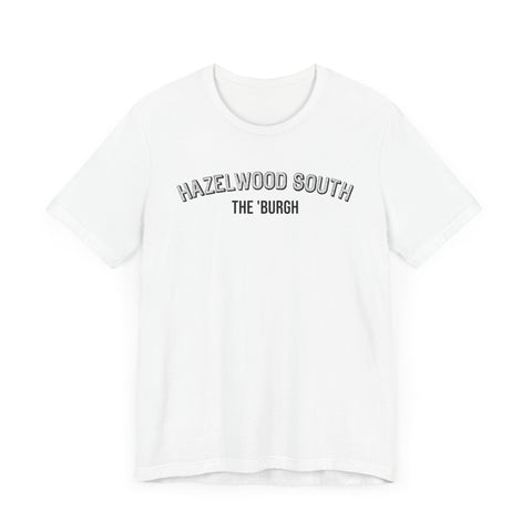 Hazelwood South  - The Burgh Neighborhood Series - Unisex Jersey Short Sleeve Tee T-Shirt Printify   