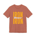 Iron Sharpens Iron - Proverbs 27:17 - Short sleeve T-shirt T-Shirt Printify Heather Clay XS 