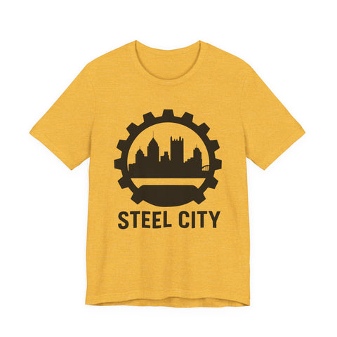 Steel City Gear Skyline - Unisex Jersey Short Sleeve Tee