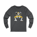 Pittsburgh Football Linebacker Cartoon - Long Sleeve Tee Long-sleeve Printify S Asphalt 