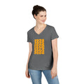 Winning Years: Pittsburgh Football Championship Titles - Ladies' V-Neck T-Shirt V-neck Printify