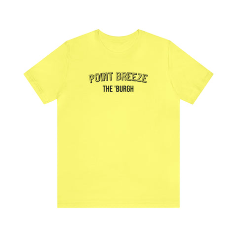 Point Breeze - The Burgh Neighborhood Series - Unisex Jersey Short Sleeve Tee T-Shirt Printify Yellow S 