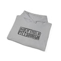 Made of Steel in Pittsburgh Hoodie Hoodie Printify   