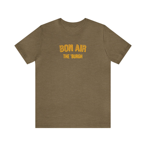 Bon Air  - The Burgh Neighborhood Series - Unisex Jersey Short Sleeve Tee T-Shirt Printify Heather Olive S 