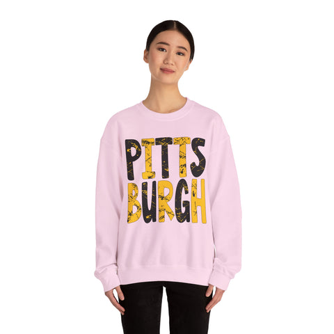 Painted Pittsburgh - Heavy Blend™ Crewneck Sweatshirt