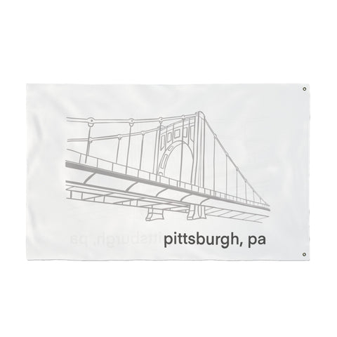 Clemente Bridge - Double Sided Flag