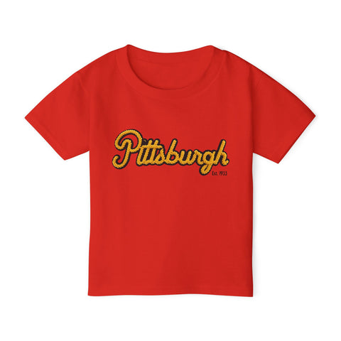 Pittsburgh Faux Embroidery - Toddler T-Shirt