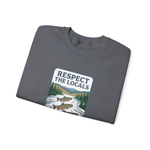 Respect the Locals River Steward Sweatshirt | Vintage National Park Wildlife
