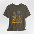 Yinz Wanna Go Dahntahn for Fireworks - Vintage Logo - Short Sleeve Tee T-Shirt Printify   