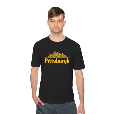 Pittsburgh Football Team Names - Sport-Tek Unisex Moisture Wicking Tee