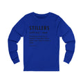 Pittsburghese Definition Series - Stillers -Long Sleeve Tee Long-sleeve Printify