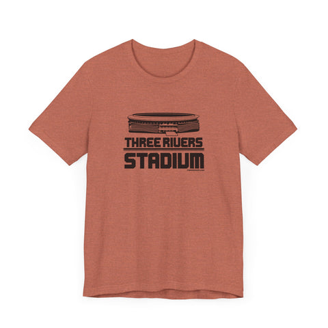 Pittsburgh Three Rivers Stadium Short Sleeve T-Shirt  - Unisex bella+canvas 3001