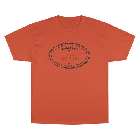 Pittsburgh Border Stamp - Champion T-Shirt