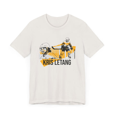 Kris Letang Pittsburgh Headliner Series T-Shirt - Unisex bella+canvas 3001 Short Sleeve Tee T-Shirt Printify Vintage White XS