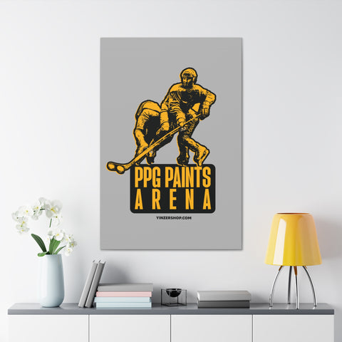 PPG Paints Arena Statue - Canvas Gallery Wrap Wall Art Canvas Printify 32″ x 48″ 1.25" 
