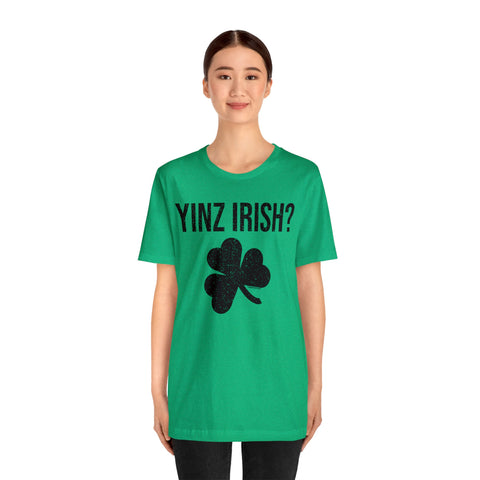 Irish Pittsburgher Yinz Irish Short Sleeve T-Shirt  - Unisex bella+canvas 3001 T-Shirt Printify   